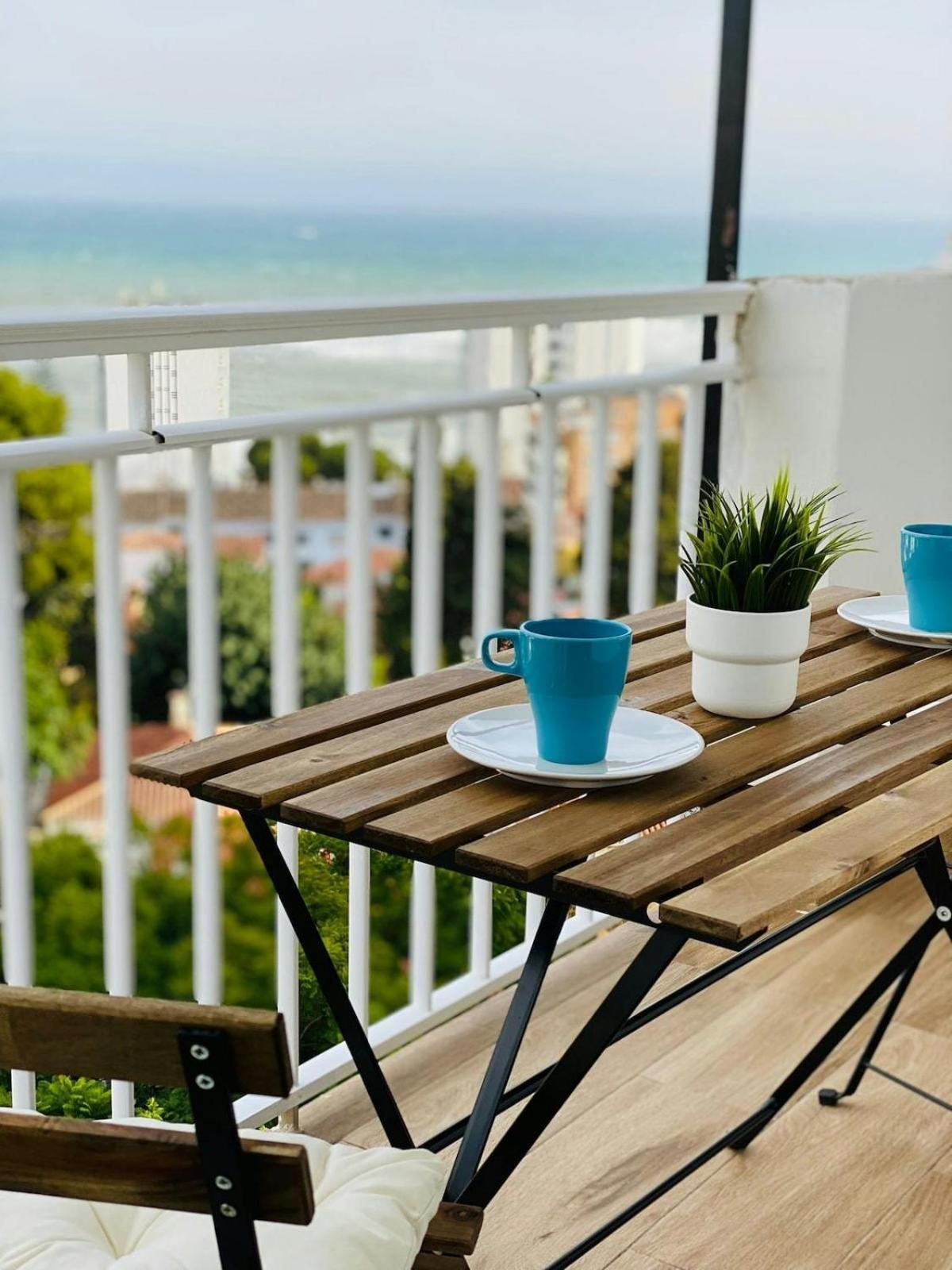 Moderno Apartamento Con Vistas Al Mar -Benalmádena Exteriör bild